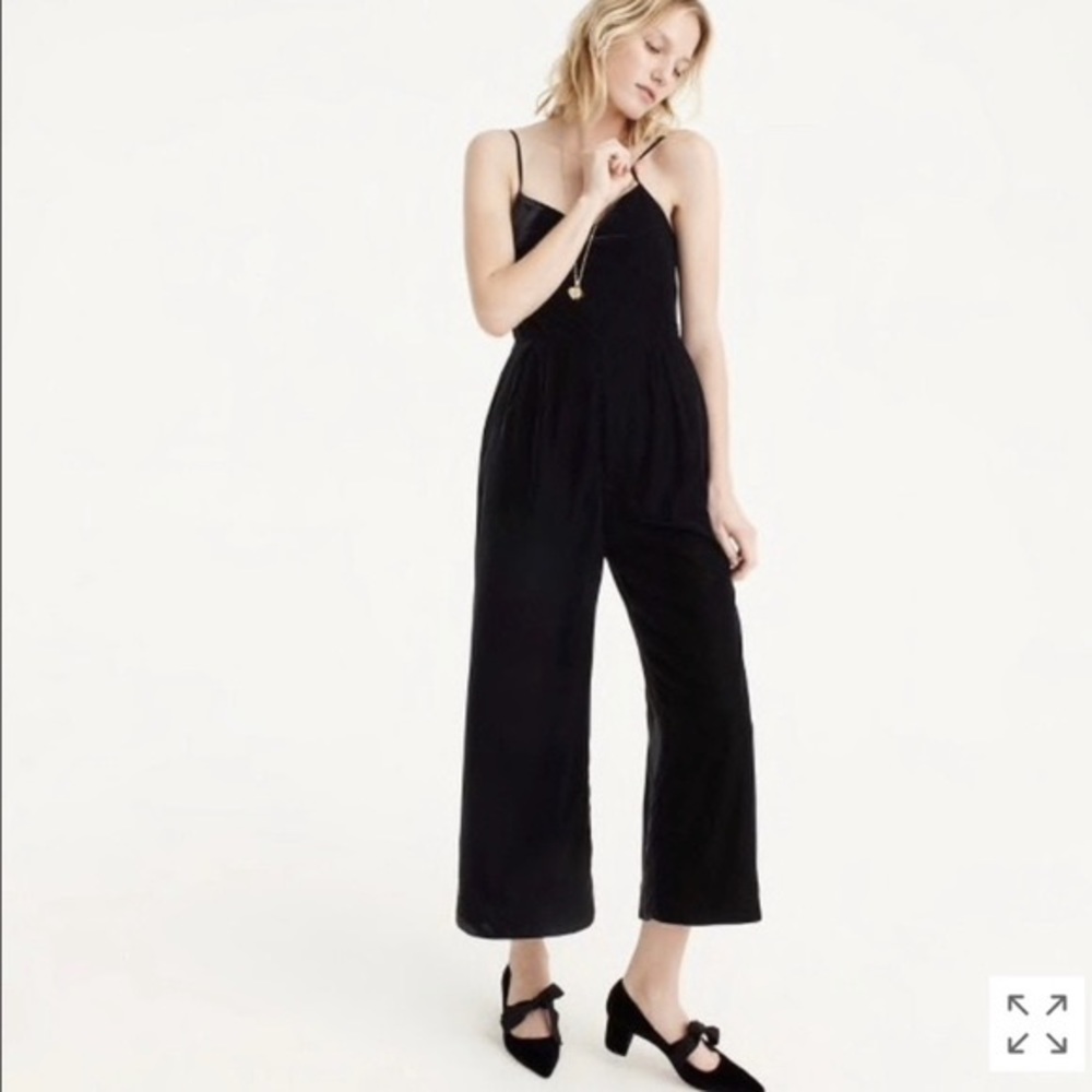 J.Crew Velvet Jumpsuit